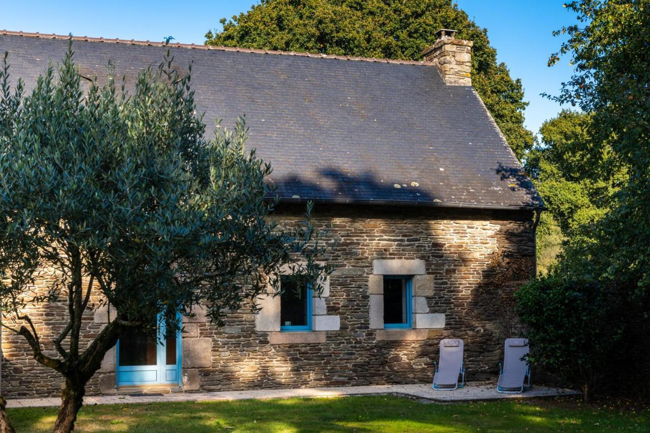 Gites De Maner Ster - Le Frene Piscine Ou Le Chene Piscine Et Spa Privatif Cléden-Poher Exterior foto
